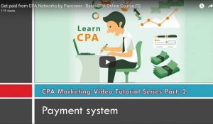 CPA Payment by Payoneer MasterCard