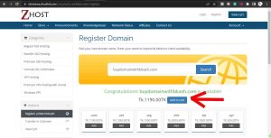 Buy Domain with bKash